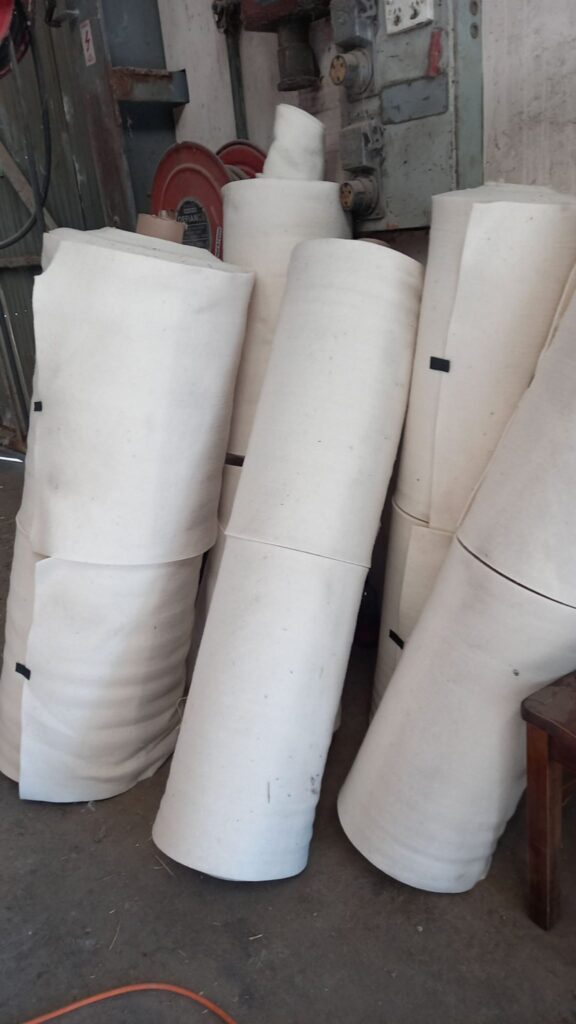 Ywool Canterbury wool weed mat NZ used on farmland – sustainable New Zealand wool product