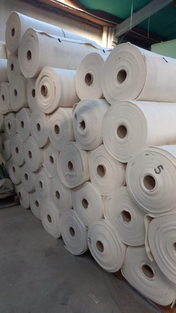 New Zealand wool weed mat from Ywool Canterbury, eco-friendly non-woven wool material